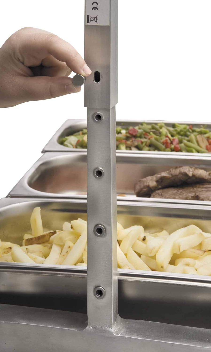 Lacor 69361 69361 Infrarot-Heizlampe, Aluminium, 275 W, einfach Aluminium Simple, Aluminium Simple