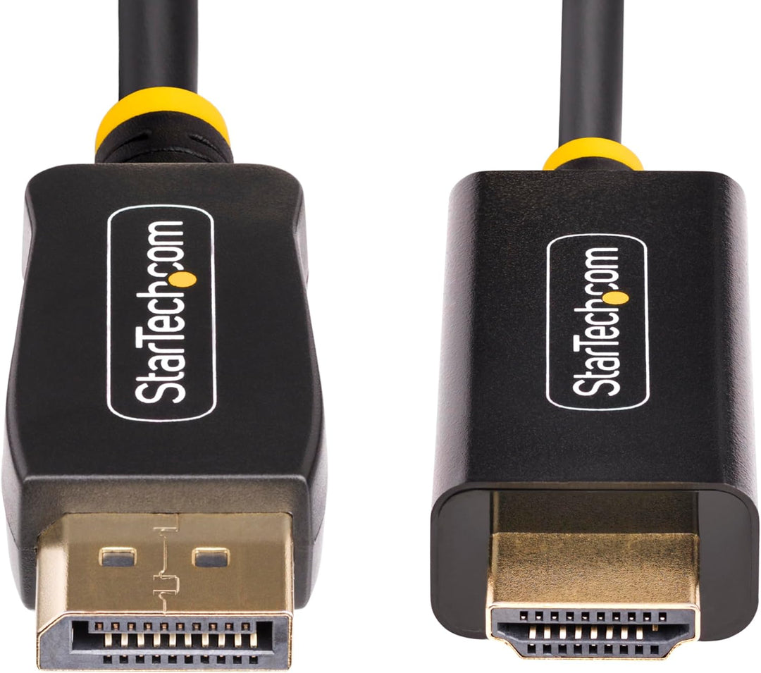 StarTech.com 2 Meter Aktiver DisplayPort auf HDMI Adapterkabel, 4K 60Hz mit HDR, DP zu HDMI 2.0b Kab