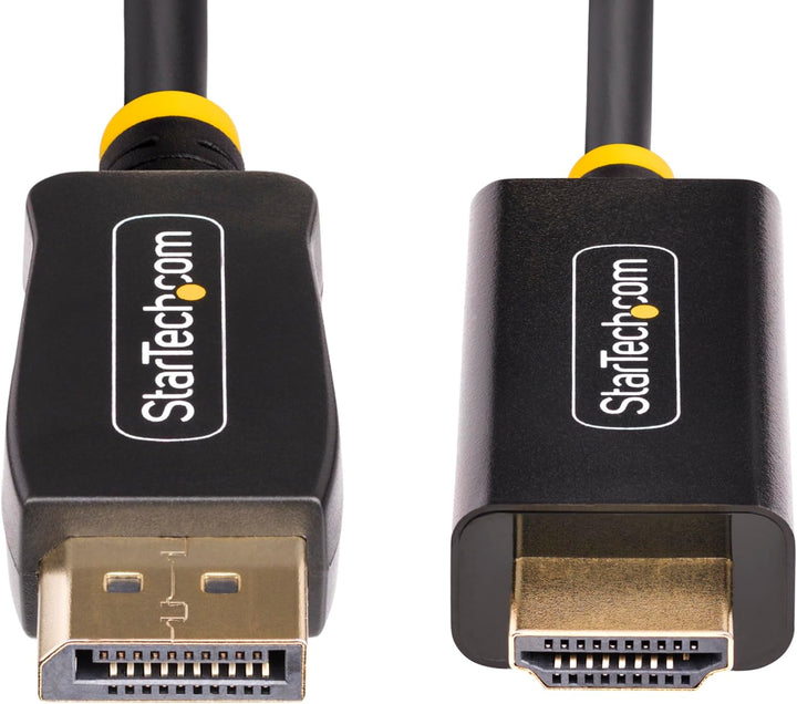 StarTech.com 2 Meter Aktiver DisplayPort auf HDMI Adapterkabel, 4K 60Hz mit HDR, DP zu HDMI 2.0b Kab