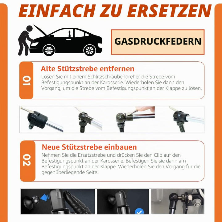 JINGLING KJ Motorhauben-Streben für Leon MK4 KL1 KL8 2020–2024 Front-Motorhaube-Gasdämpfer, Hebebühn