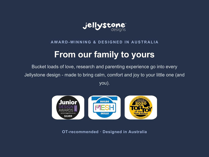 Jellystone Designs Nachfüllbare Flasche zur Beruhigung zu Weihnachten – entspannendes Fidget-Achtsam