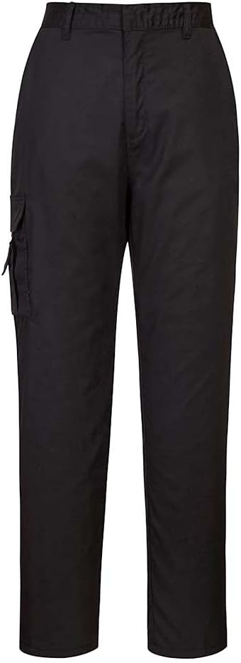 Portwest COMBAT DAMEN BUNDHOSE, Grösse: L, Farbe: Schwarz, C099BKRL L Schwarz, L Schwarz