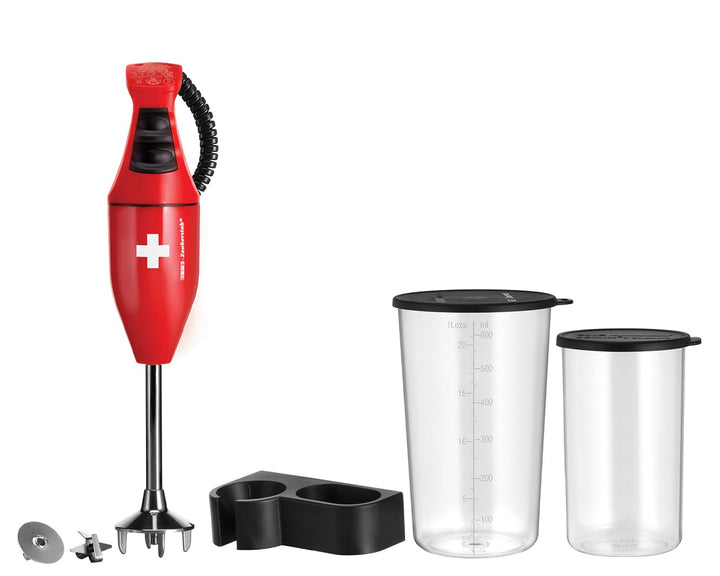 ESGE-Zauberstab E120 Select Premium-Set 902125 rot, Hand - Stabmixer, Pürierstab, inkl. Becher-Set 6