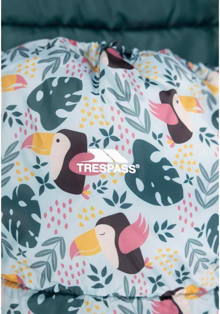 Trespass Bunka Schlafsäcke, Tropical Bird Print, One Size