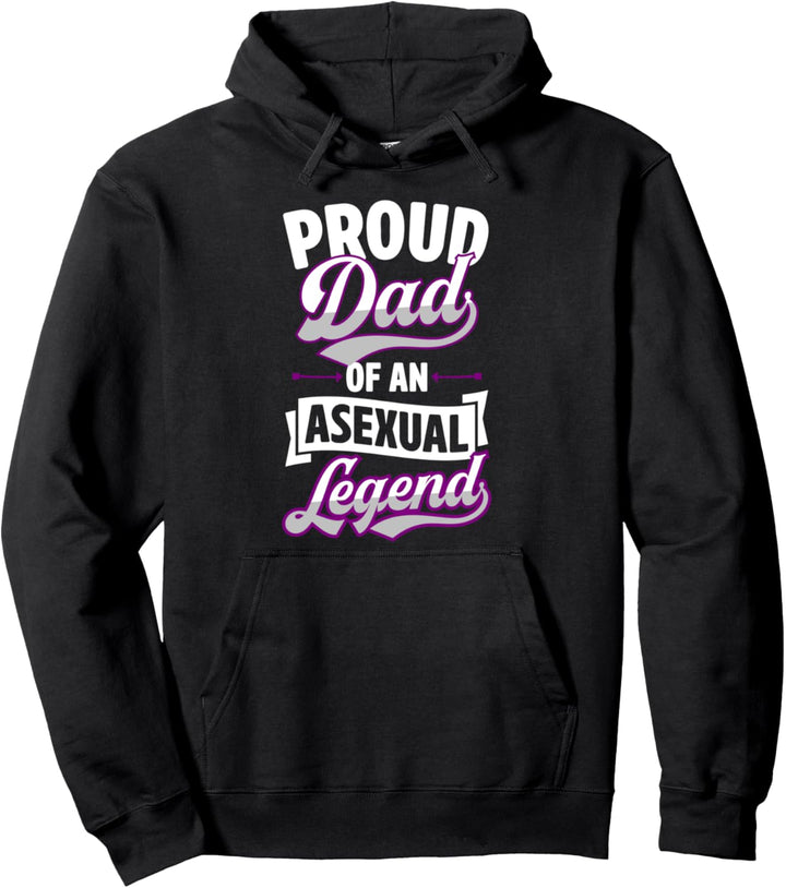 Stolzer Vater einer asexuellen Legende Nettes lustiges Ass Stolzer Eltern Pullover Hoodie