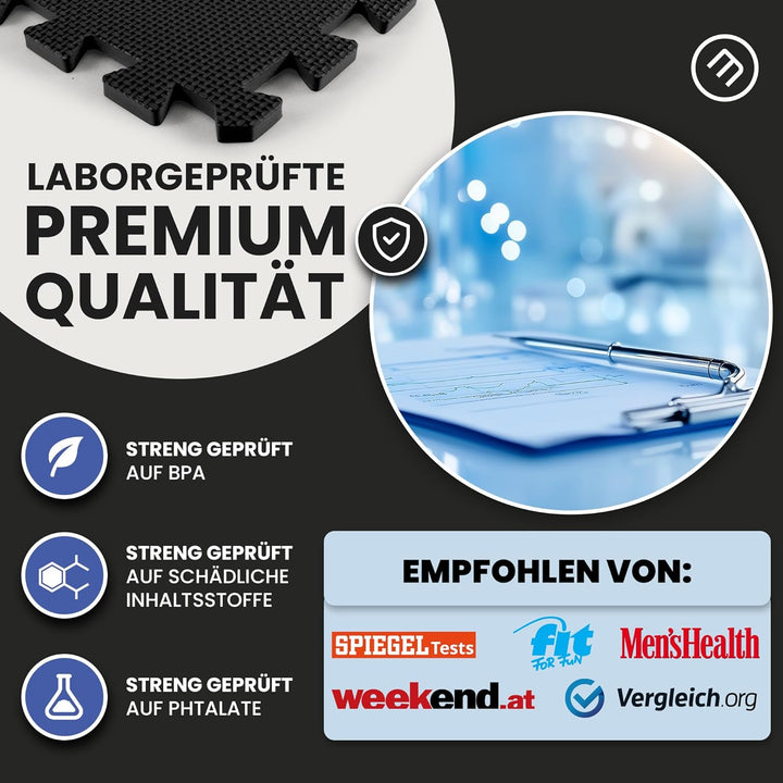 Schutzmatten Bodenschutzmatte Set Sportmatte Gymnastikmatte Puzzlematte: Puzzle Matte Fitnessmatte T