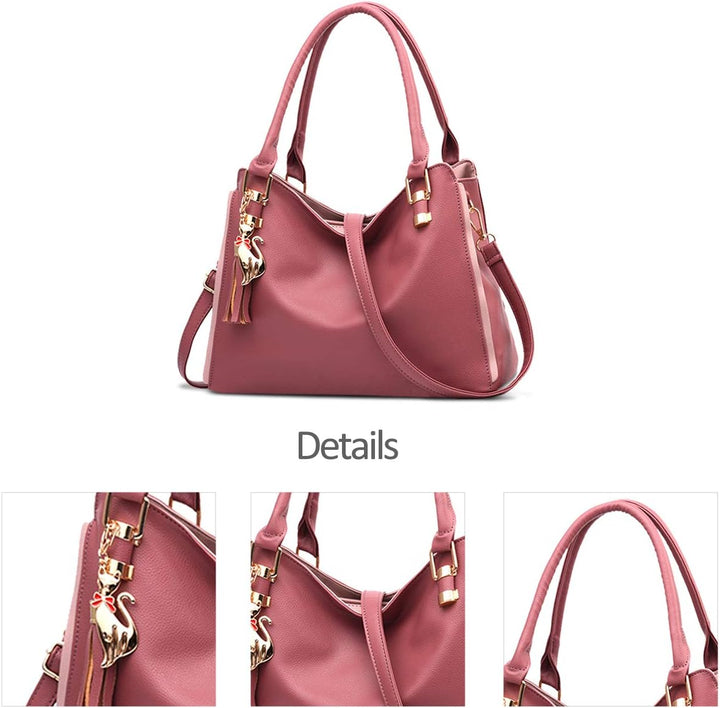 NICOLE&DORIS Damen Schultertasche Mode Handtaschen Hobos und Umhängetaschen für Frauen Gross Trageta