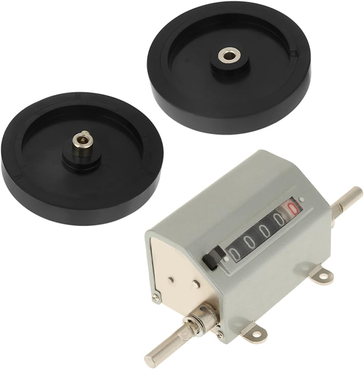 Zähler Rolling Wheel Digits 0-9999.9 Längenzähler Messlänge, max. Geschwindigkeit 350 U/min Grau Res