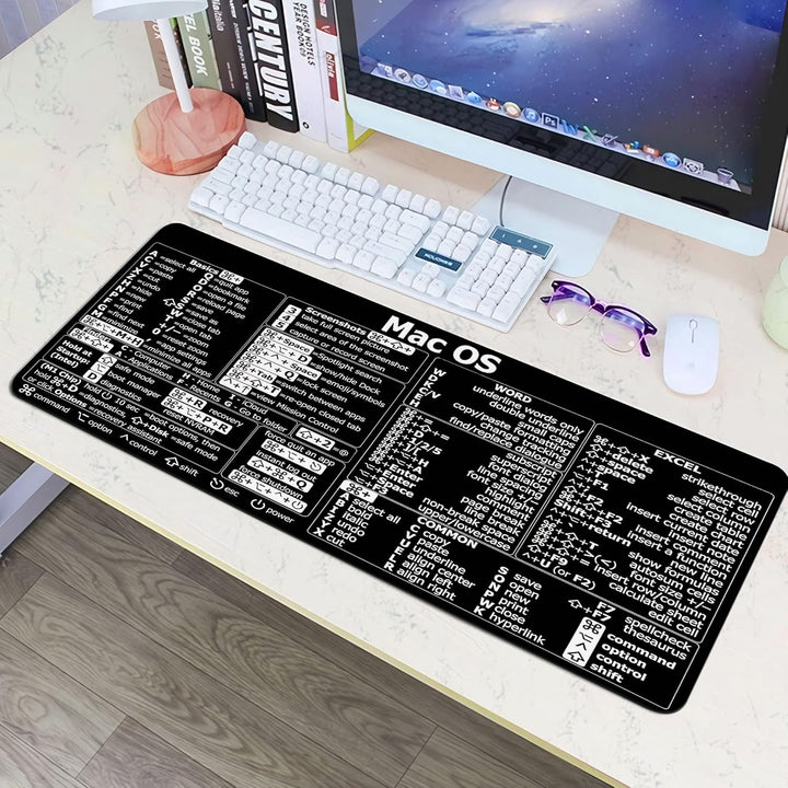 DESIGNFULLPRINT Mac OS Shortcuts, Excel Shortcuts Spickzettel, Mac OS (M1 + Intel) + Word/Excel (für