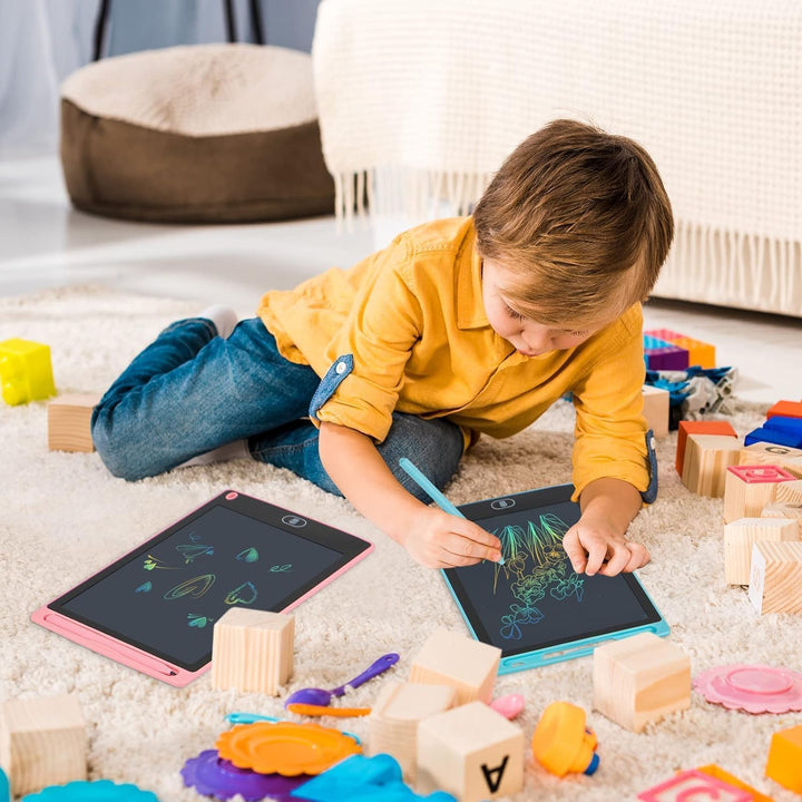 kogabanny 12 Zoll 2 Stück LCD Schreibtafel Kinder, Umweltfreundliche Maltafel Zaubertafel, Leicht Zu
