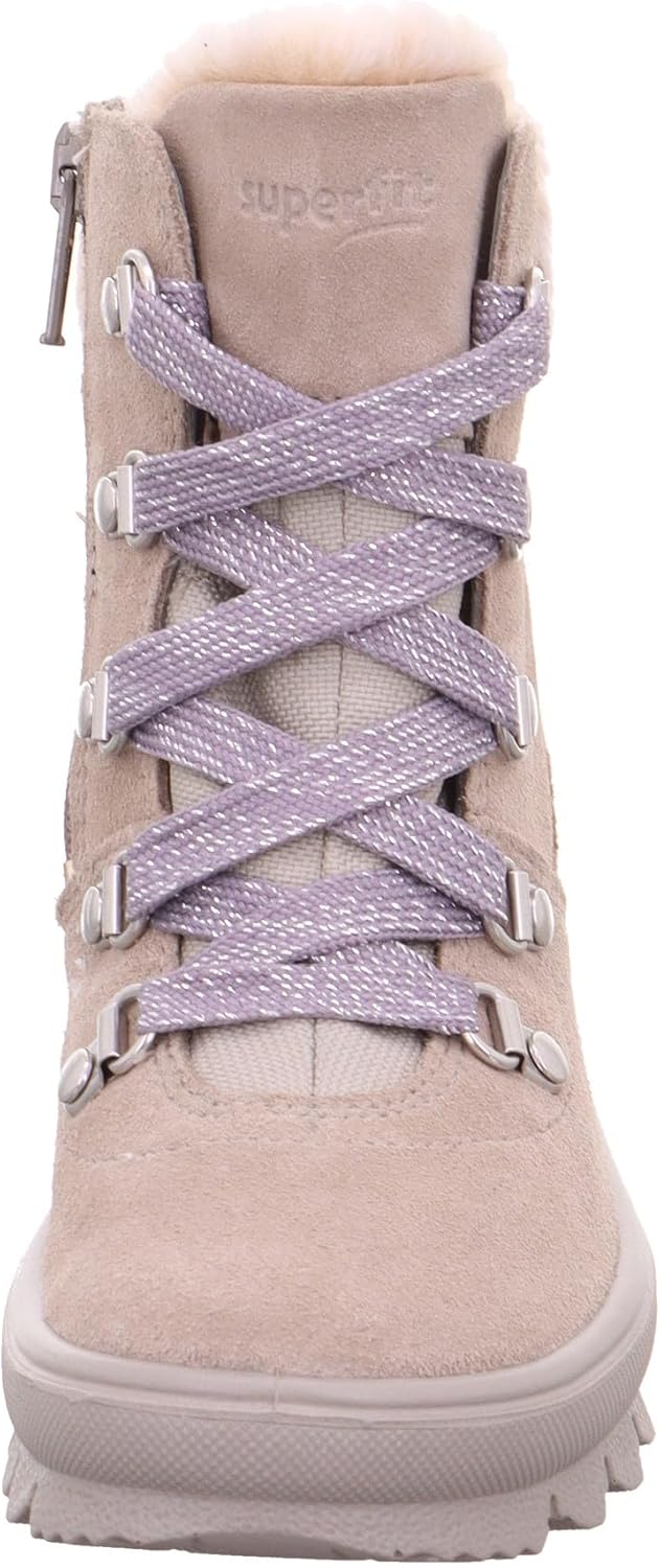 Superfit Mädchen Flavia Warm Gefütterte Gore-tex Schneestiefel 27 EU Beige Lila 4000