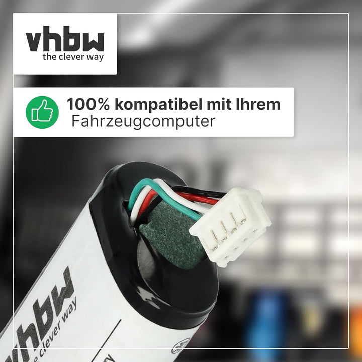 vhbw Akku Ersatz für Audi 3G0915089 für Telematik-Steuergerät (1,49 Ah, 7,3 V, Li-Ion)