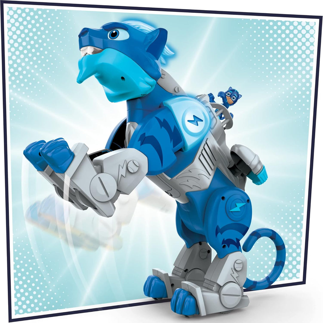 PJ Masks Hasbro Animal Power Charge and Roar Power Cat, Interactive Toys with 20+ Lights and Sounds,