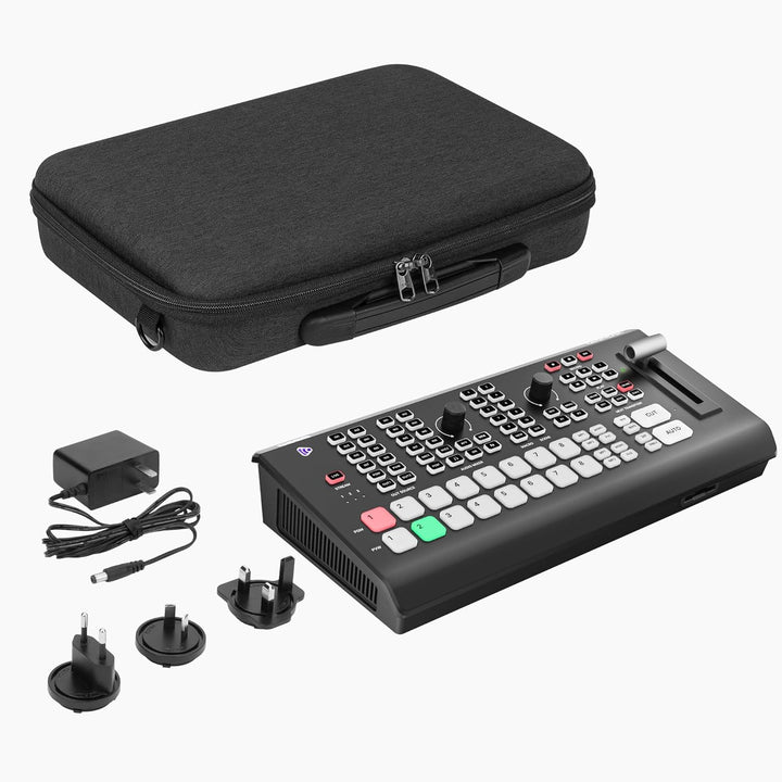 Geekria Hartschalen-Reisekoffer, kompatibel mit Osee GoStream Duet 8 ISO, Tasche für Audio/Video-Swi