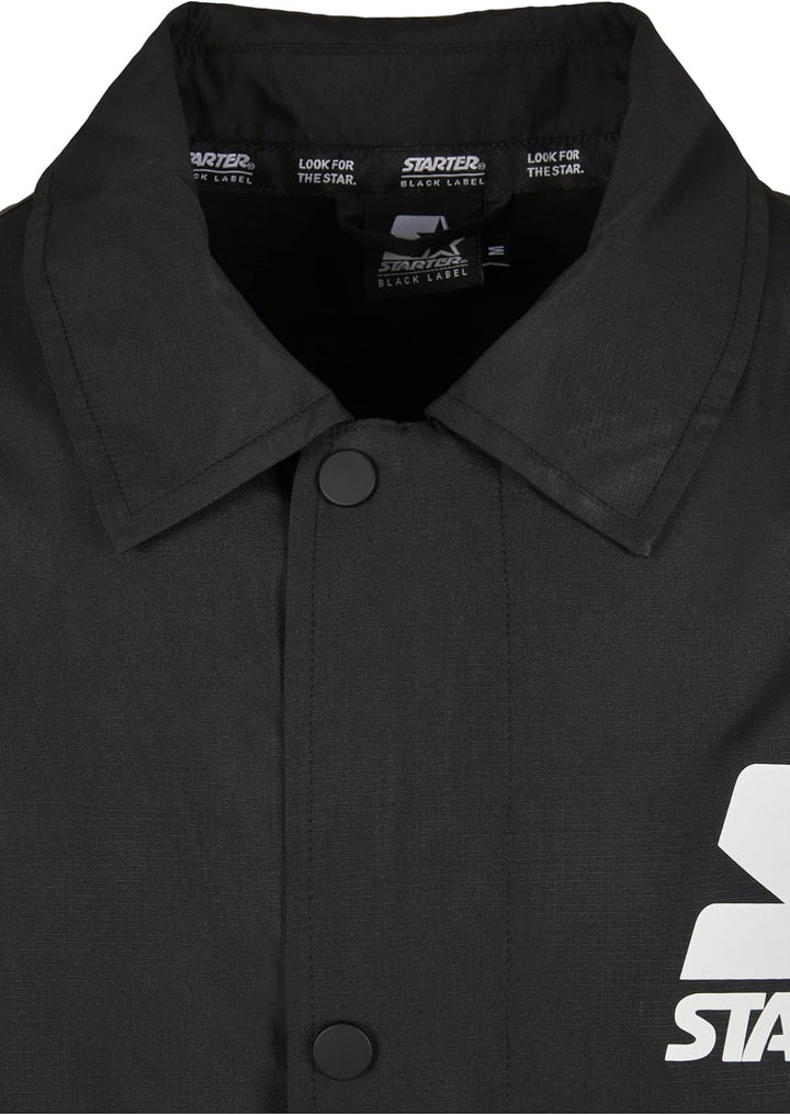 Starter Black Label Herren Starter Coach Jacket Jacke S Schwarz, S Schwarz