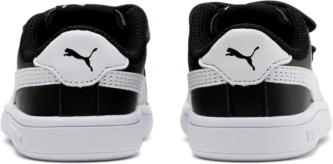 PUMA Unisex Baby Smash V2 L V Inf Sneaker 20 EU Puma Black Puma White, 20 EU Puma Black Puma White