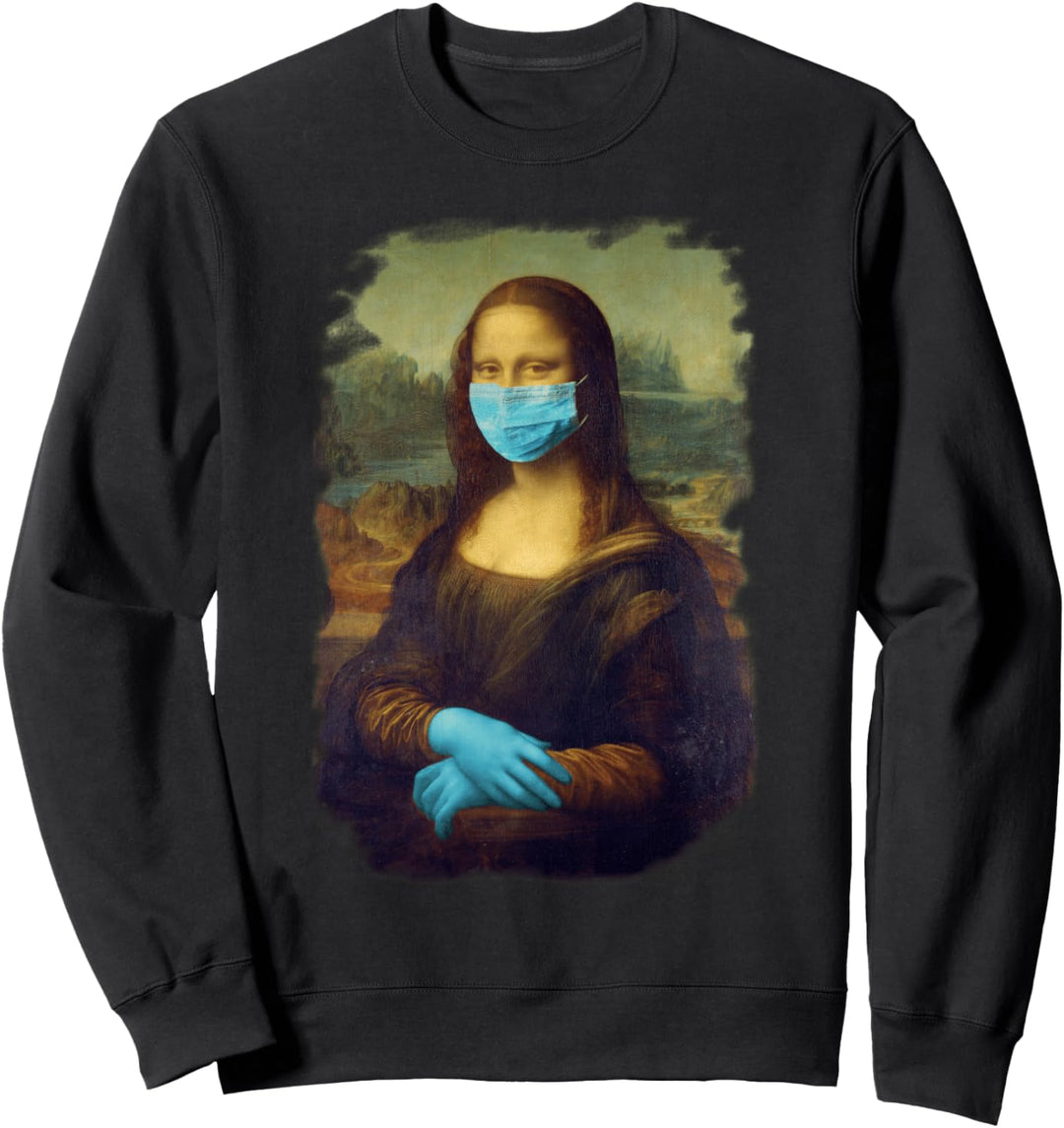 Mundschutz Mona Lisa Sweatshirt