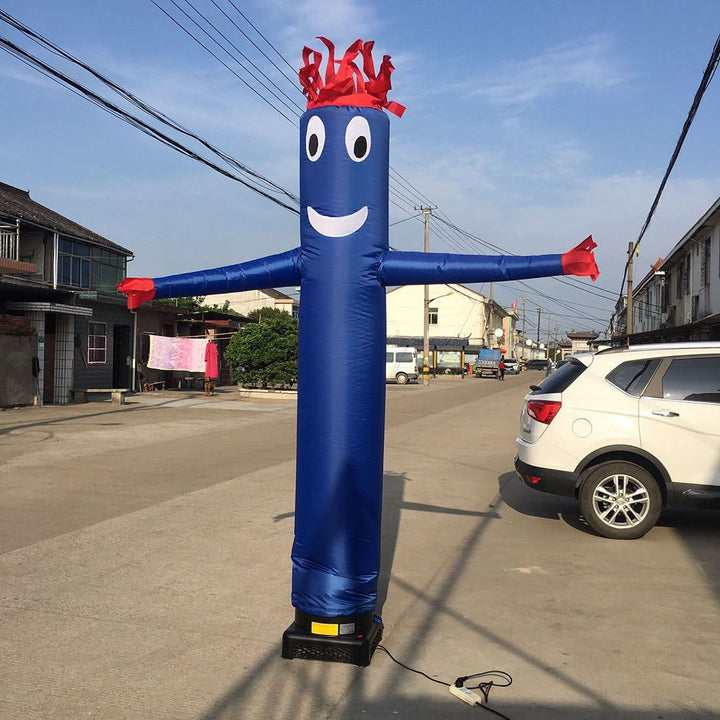 Hi Suyi 20 ft Aufblasbare Werbung Air Handpuppe T?nzerin Sky Fly Tube Man Wind Dancer, Blau (Kein Ge