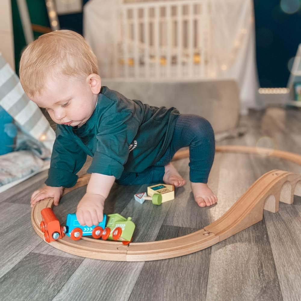 Bigjigs Rail Holzeisenbahn Set 8