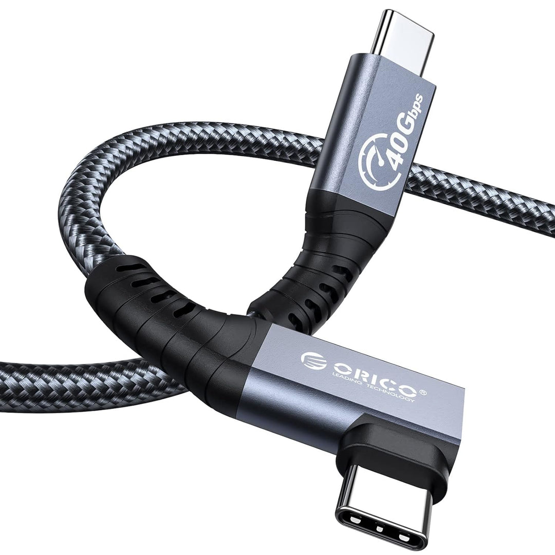 ORICO Kabel für Thunderbolt 4, Kompatibel mit Thunderbolt 3/USB4, Übertragungsrate 40Gbps, 8k@60Hz (