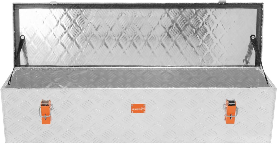 alubox Werkzeugkiste Riffelblech ABX-RL86 Aluminium 1,5mm Werkzeugkiste leicht und robust 86 Liter -