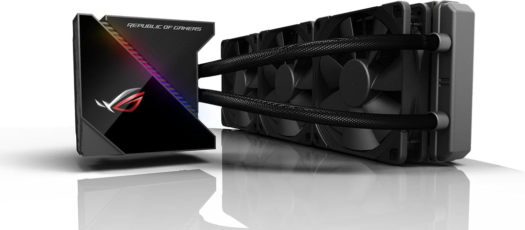 ASUS ROG Ryujin 360 All-in-One CPU-Wasserkühlung (1,77 Zoll OLED-Display, Aura Sync RGB, Noctua iPPC