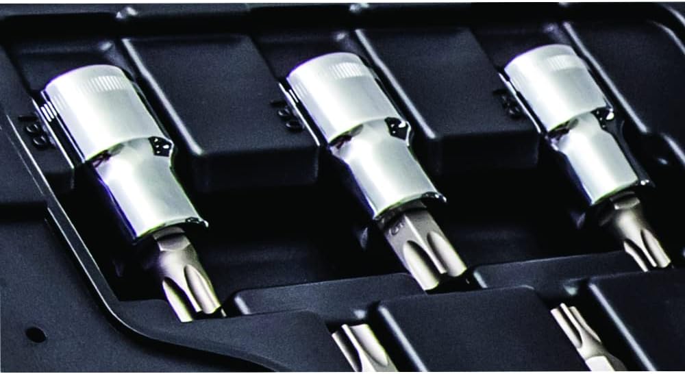 Beta 923E-TX/C18 - Steckschlüsselsatz, 18teilig, für Torx®-Schrauben (Art. 923TX), im Kasten Vorgäng
