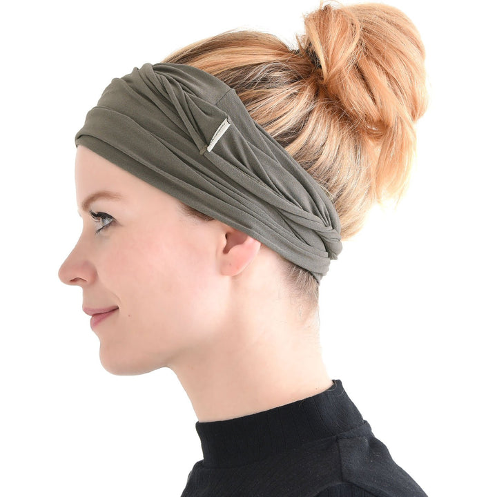 Dünnes Lauf Stirnband Sport Haarband Herren, Bandana Damen Sommer Japanische Mode Lang, Loop Tuch Zu