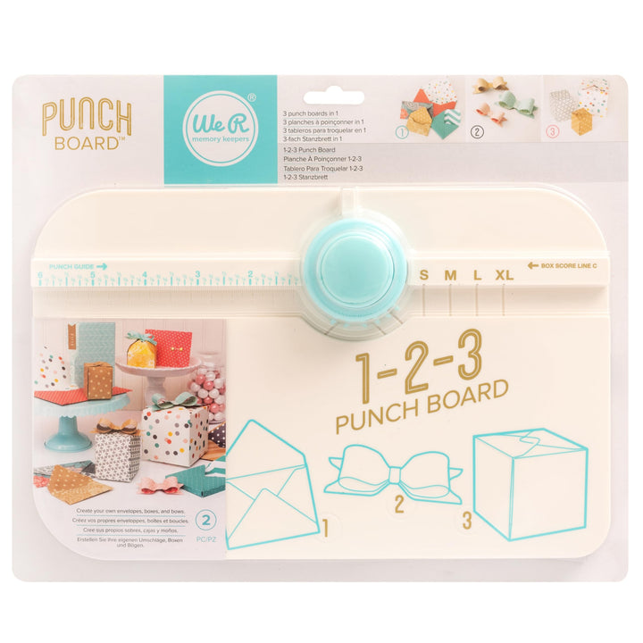We R Memory Keepers 123 Punch Board 662530, 3.1 x 1.45 x 0.5 cm