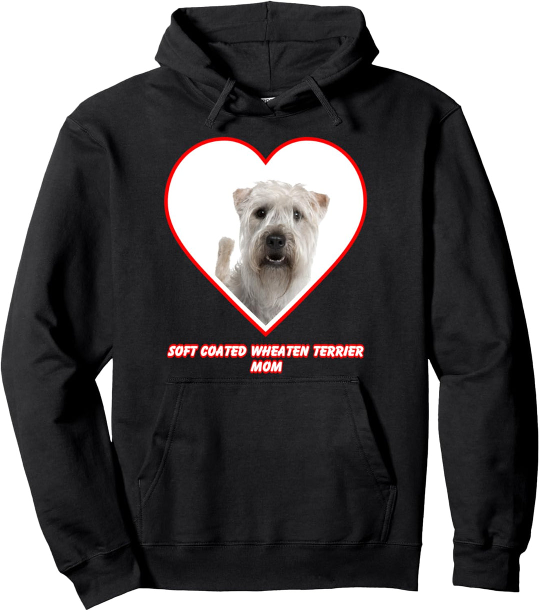 Soft Coated Wheaten Terrier Dog Mom Pullover Hoodie