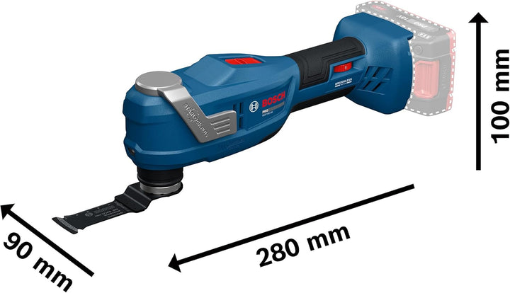 Bosch PRO 18V System Akku-Oszillationswerkzeug GOP18V-30 (inkl. Tauchsägeblatt PAIZ 32 APB) Ohne Akk