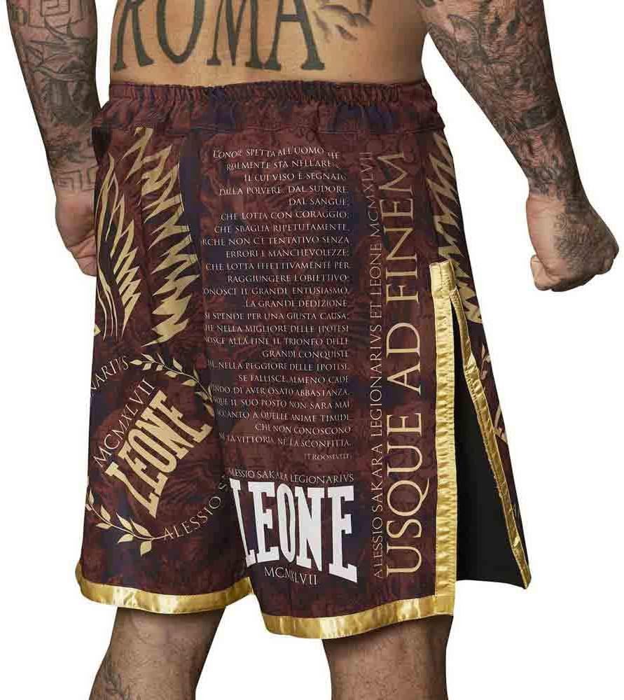 LEONE 1947, Legionarivs II MMA-Shorts, Unisex-Erwachsene, Bordeaux, AB790 S Bordeaux, S Bordeaux