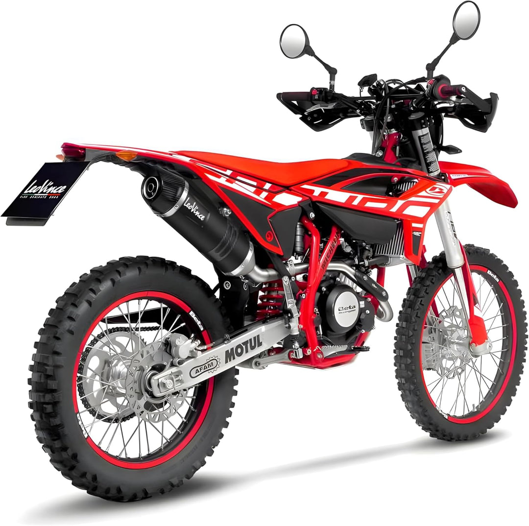 Endschalldämpfer LeoVince SLIP-ON SBK LV ONE EVO Black Edition, Edelstahl schwarz, Carbon Kappe, mit