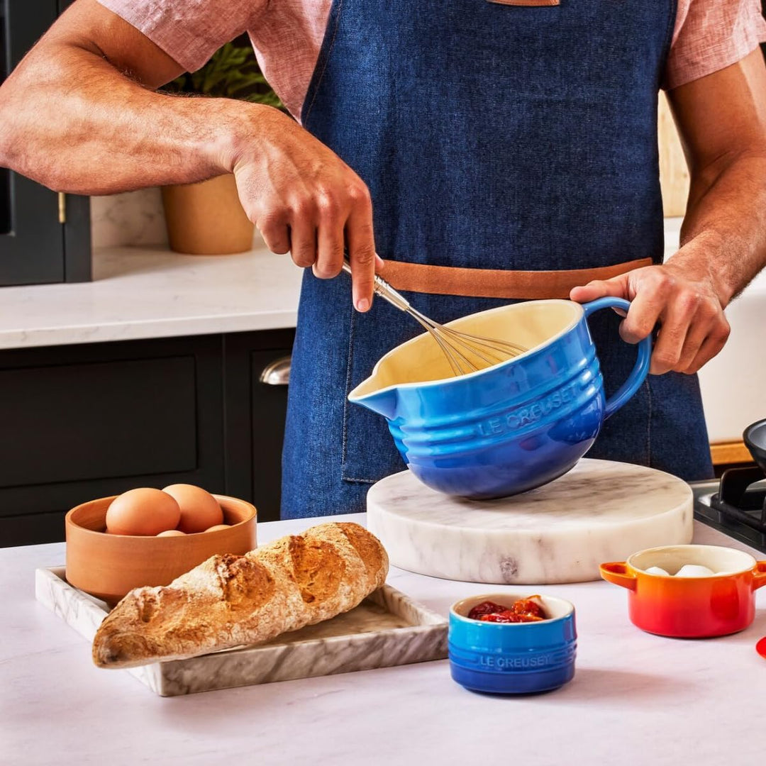 Le Creuset Steingut-Mischkanne, 2 Liter, Azure Blue, 70106202200002, Azure