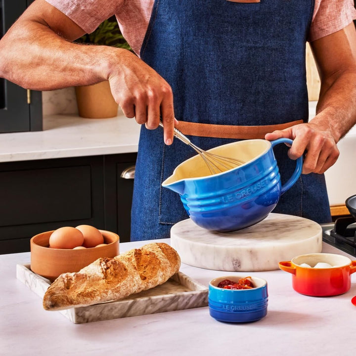 Le Creuset Steingut-Mischkanne, 2 Liter, Azure Blue, 70106202200002, Azure