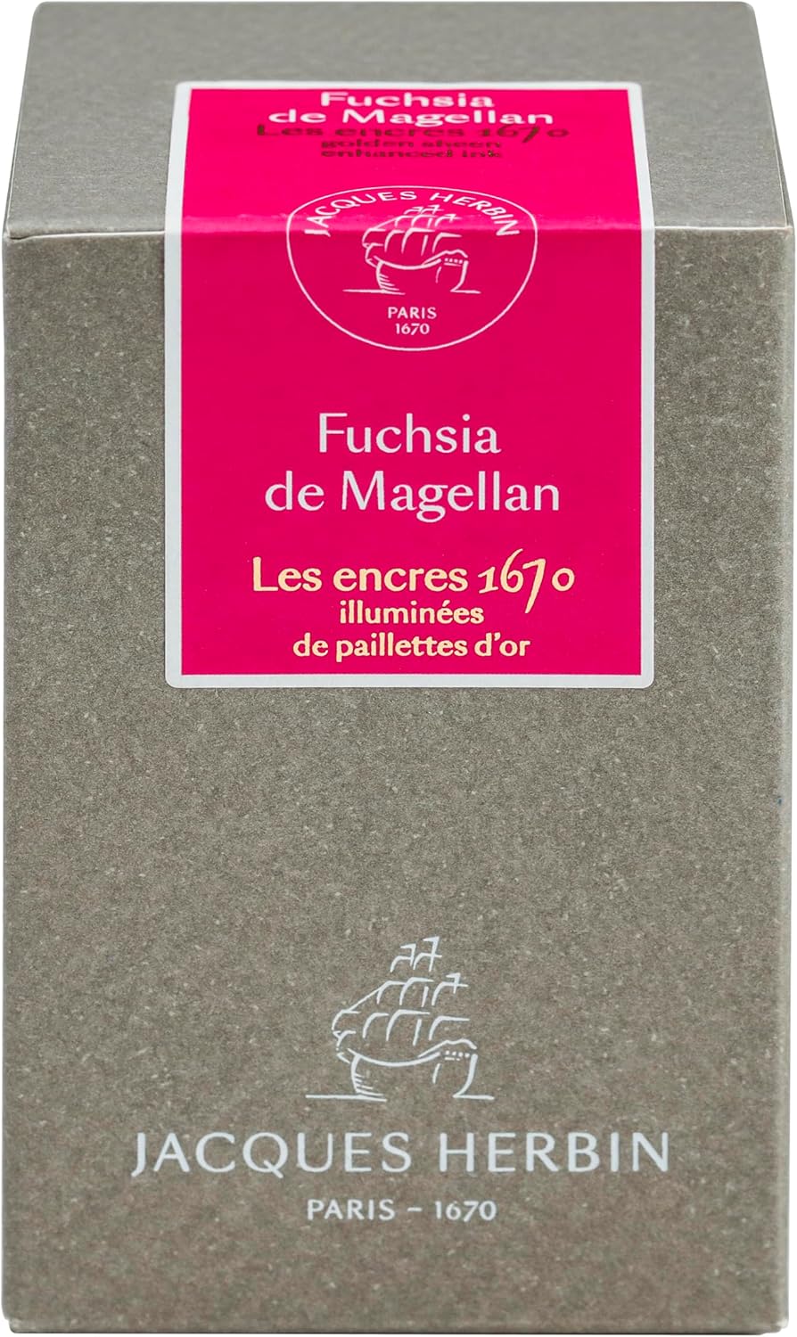 Jacques Herbin 15063JT - Tinteflakon Kollektion 1670, 50 ml, für Füllfederhalter und Tintenroller ge