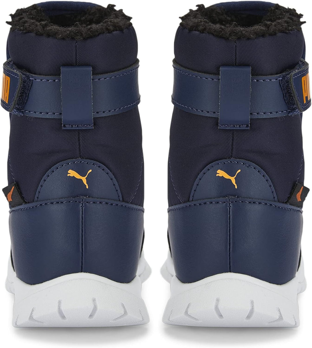 Puma Unisex Baby Puma Nieve Boot WTR Ac InfSneaker 20 EU Peacoat Vibrant Orange Blue, 20 EU Peacoat