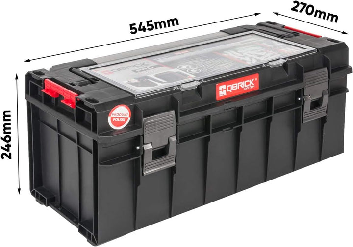 QBRICK Werkzeugbox SYSTEM PRO 600 B x T x H in cm: 54x27x24 cm Alleskönner - Privat & Gewerbe (Qbric