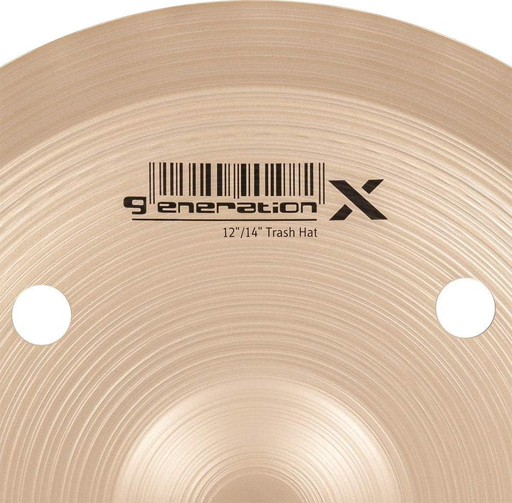 Meinl Cymbals GX-12/14TH Generation X Serie Trash Hat Beckenset Benny Greb Signature 30,5 cm (12 Zol