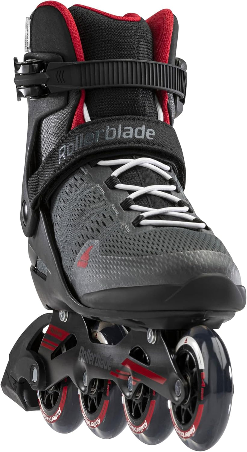 Rollerblade Spark 84 Inline Skate 2022 Dark Grey/red, 42.5