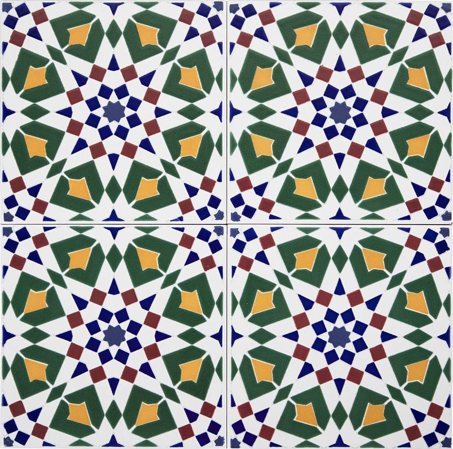 Cerames Orientalische Marokkanische Keramikfliesen Tanger - dekorative Mosaikfliesen für das Badezim