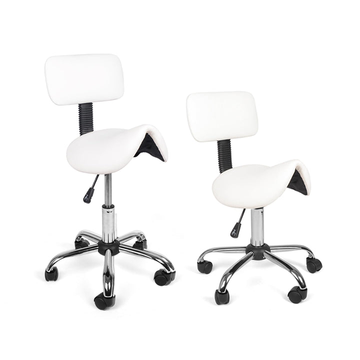 Mingone Sattelhocker Ergonomisch 2 Stück Arbeitshocker Höhenverstellbar 360° Drehbar Sattelstuhl Bür