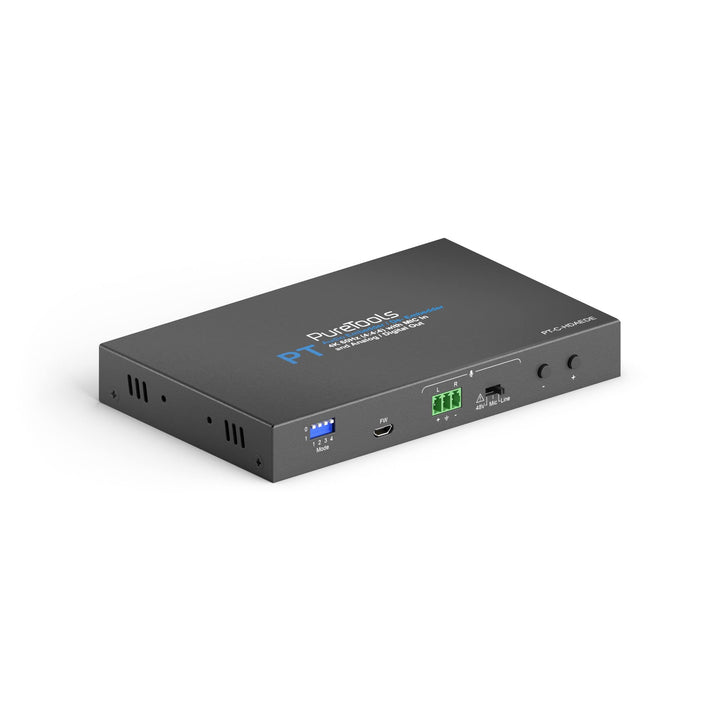 PureTools, HDMI Audio De-Embedder und Embedder mit Down-Scaling, 4K Auflösung, Datenrate bis 18 GB/s