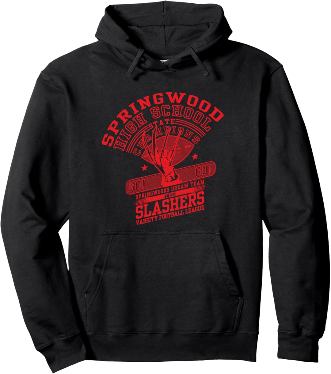 Nightmare on Elm Street High School Slashers Adult Pullover Hoodie