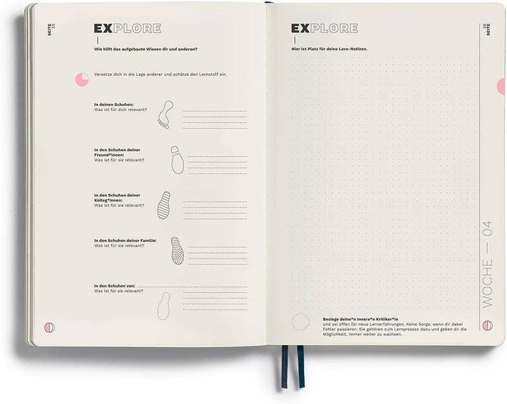 LEUCHTTURM1917 367496 Learning Journal Composition (B5), Flexcover, Schwarz, Deutsch Deutsch Schwarz