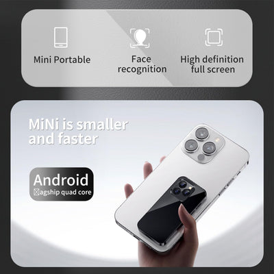 Hipipooo Mini-Smartphone entsperrt, 4G-Handy 3,0 Zoll, Dual-SIM, 2600 mAh Akku, 200 W + 500 W Kamera