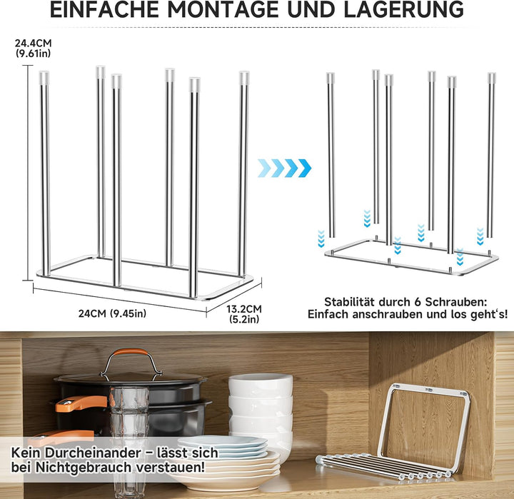 Flaschentrockner, Abtropfgestell Flaschen, Flaschenhalter Küche, Babyflaschen Trockenständer, Wieder