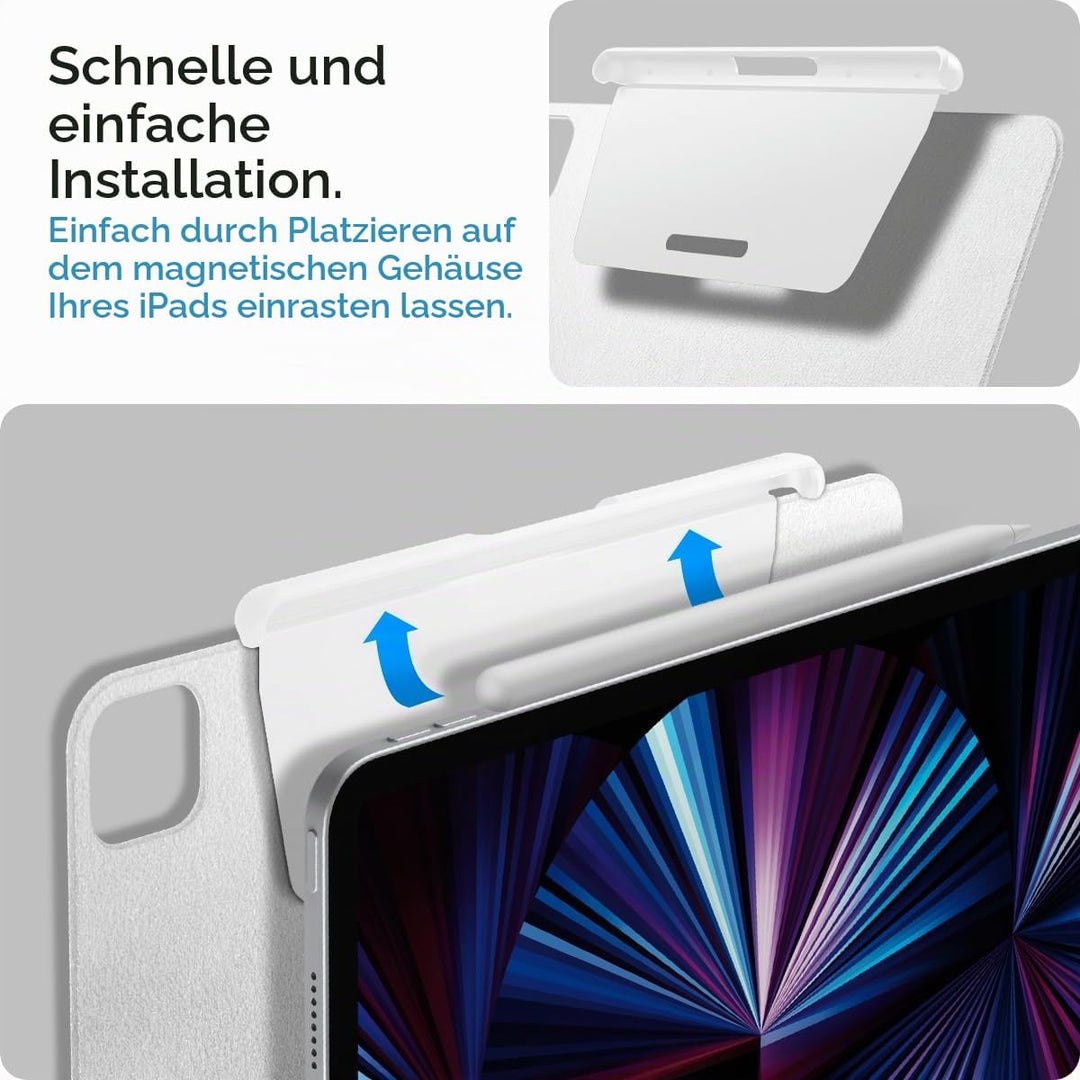 Spigen DA20 Apple Pencil Stifthalter für Pro und 2. Generation Kompatibel mit iPad Pro 11"/ 13", Air