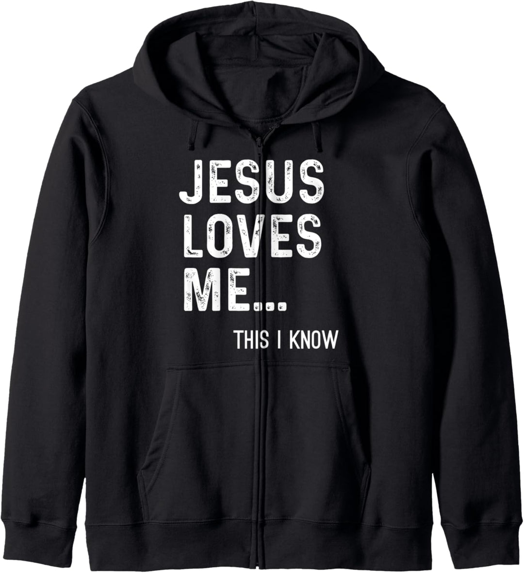 Jesus Loves Me Christian Gift Kapuzenjacke