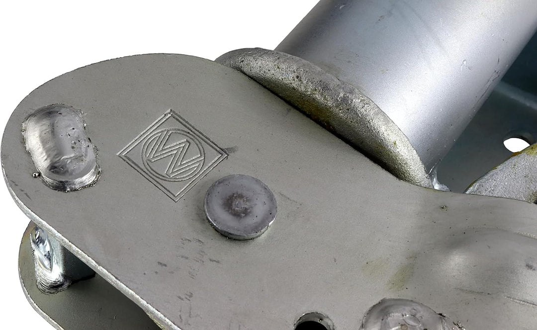 trailer parts4u Winterhoff Automatik Stützrad mit Universalflansch 250 kg 60mm f. PKW Anhänger
